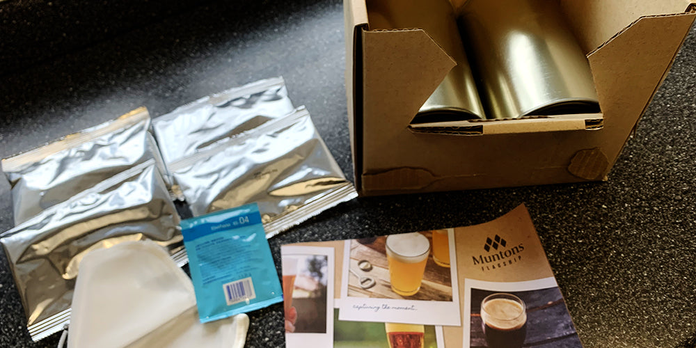 Muntons Flagship Hazy IPA - kit contents