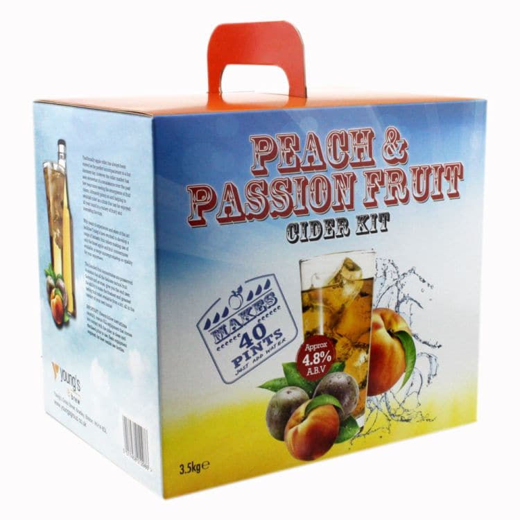 Peach & Passion Fruit Cider Kit - 40 Pints