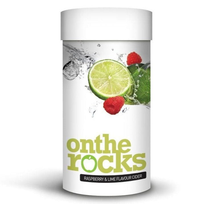 On The Rocks Cider Kit - Raspberry & Lime - 40 Pint