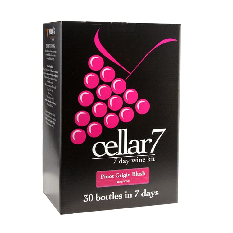 Cellar 7 - Pinot Grigio Blush - 30 Bottle Rose Wine Kit