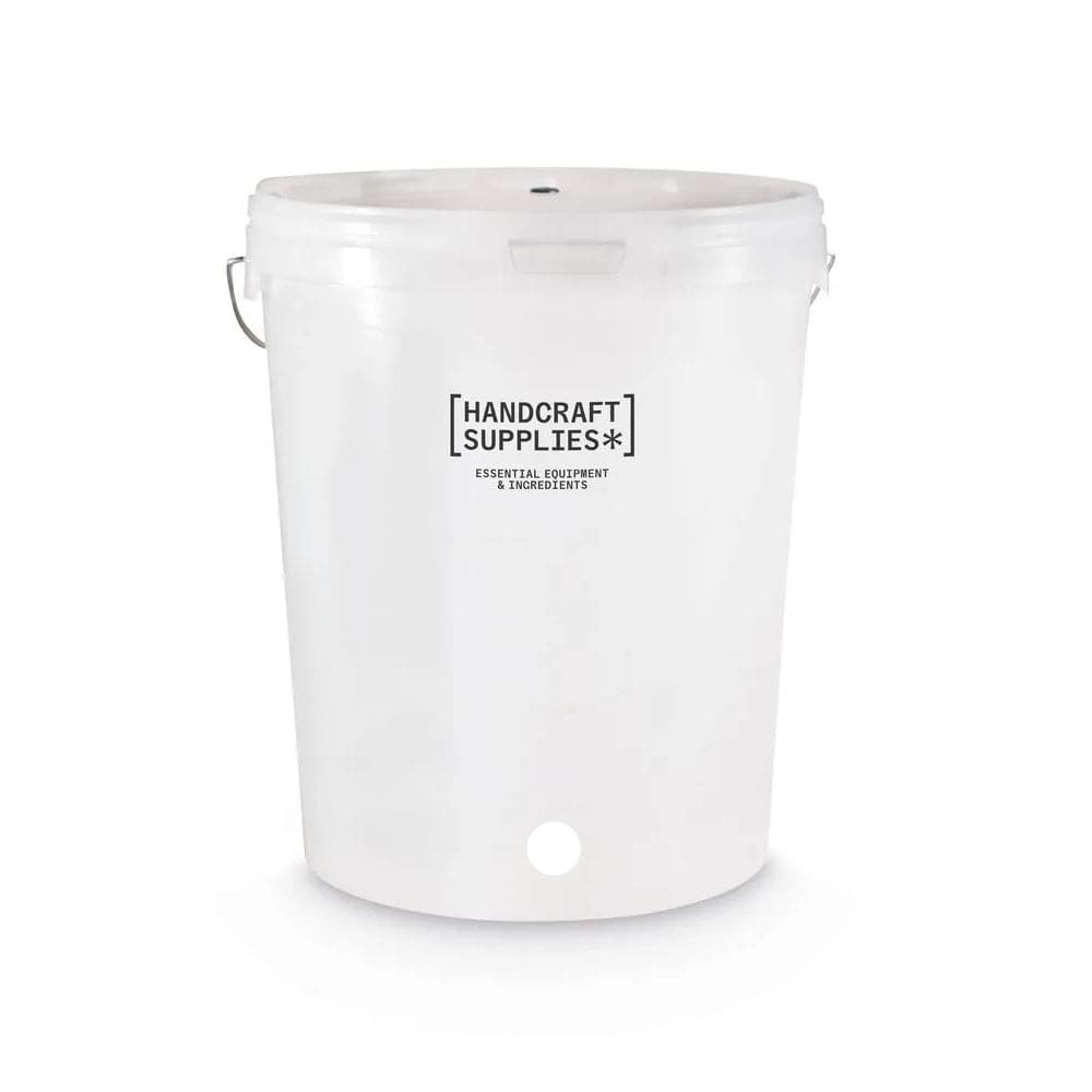 25 Litre Fermentation Bucket + Hole for Tap + Lid & Grommet for an Airlock - Bevie HandCraft