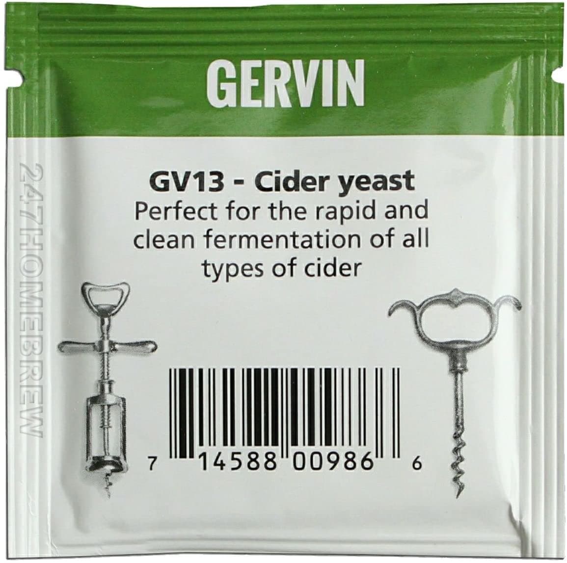 Gervin GV13 - Cider Yeast - 5g