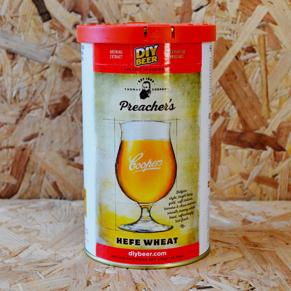 Coopers - Preacher's Hefe - Wheat Beer - 40 Pint Beer Kit