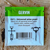 Gervin GV1 - Universal Wine Yeast - 5g