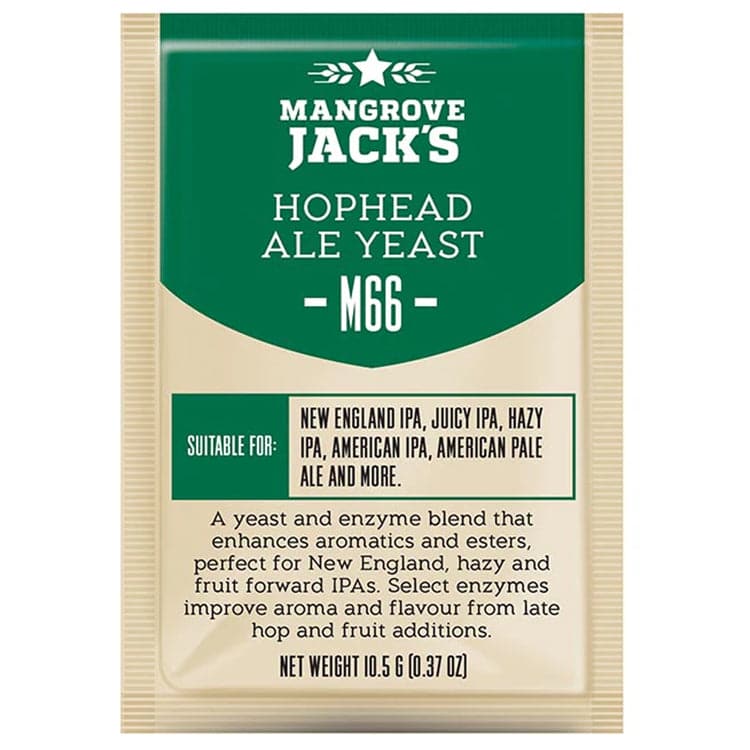 Hophead Ale Yeast - Mangrove Jacks - M66 - 10.5g