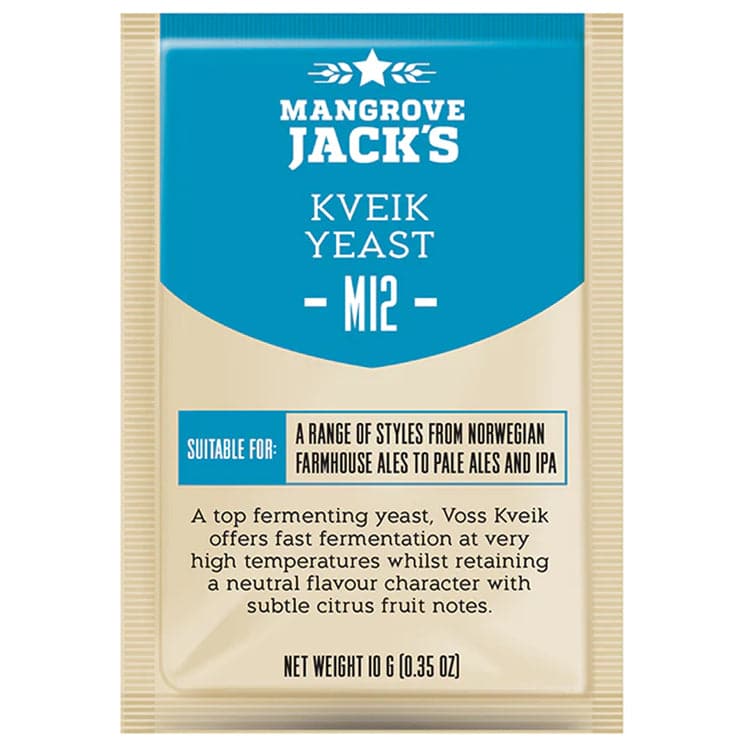 Kveik Beer Yeast - Mangrove Jacks - M12 -10g
