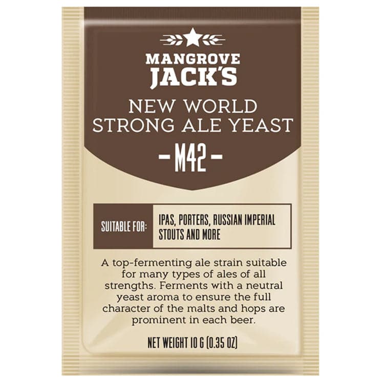 New World Strong Ale Yeast - Mangrove Jacks - M42 - 10g