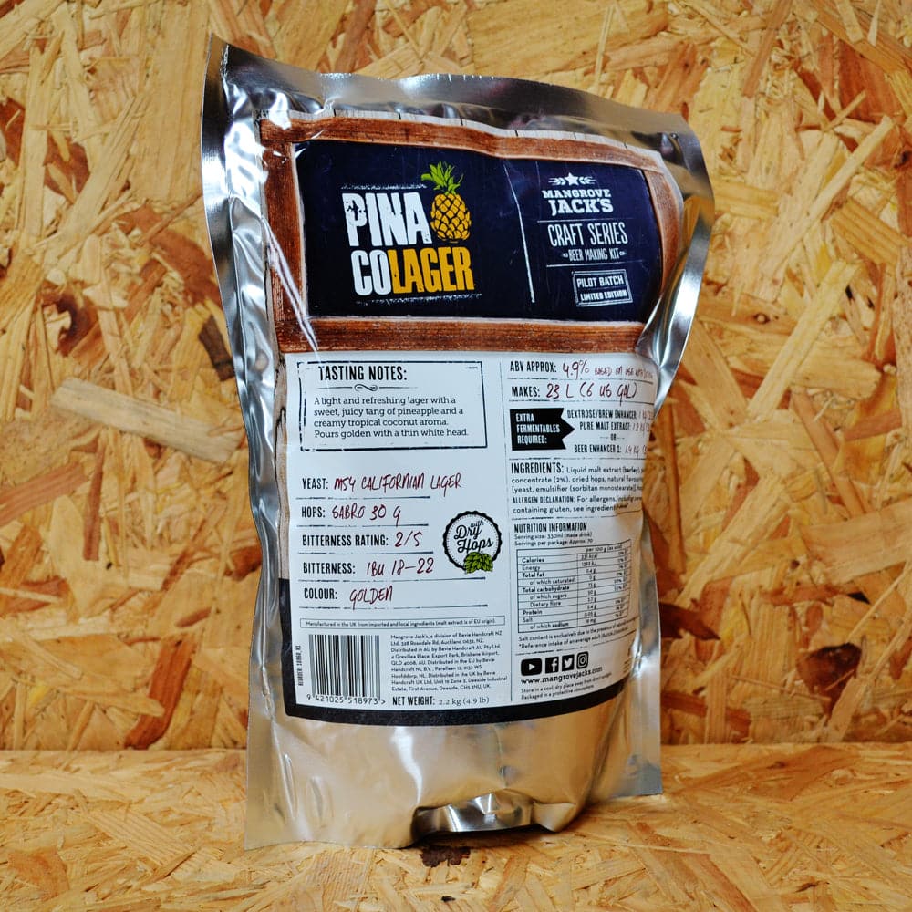 Mangrove Jack's - Pina CoLager - 40 Pint Beer Kit