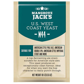 US West Coast Beer Yeast - Mangrove Jacks - M44 -10g