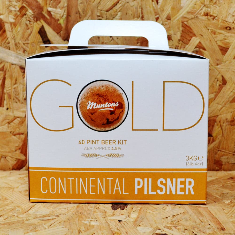 Muntons Gold - Continental Pilsner - 40 Pint Beer Kit