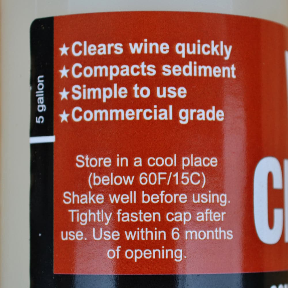 VinClear Wine Finings - Isinglass Liquid 240ml - Treats up to 72L - Bottle