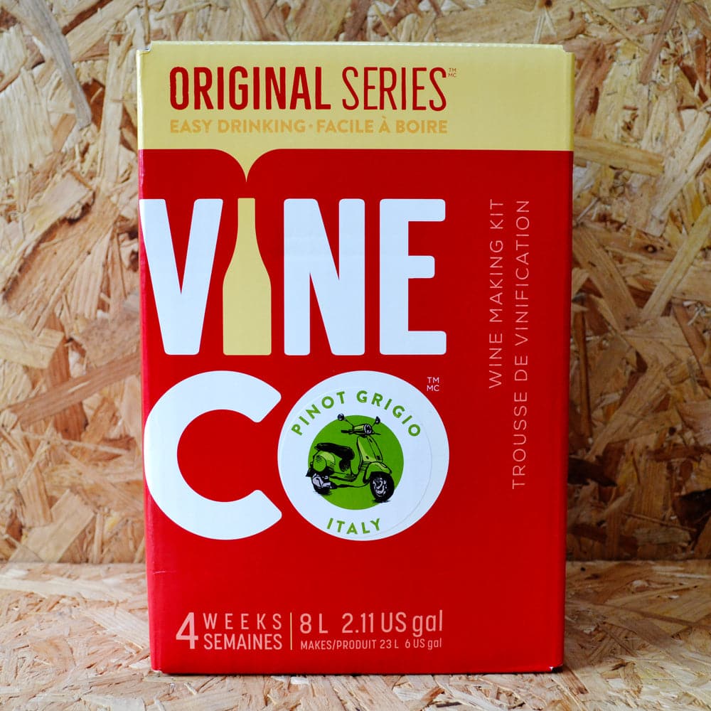 Vine Co Original Series - Pinot Grigio Italy - 30 Bottle White Wine Kit