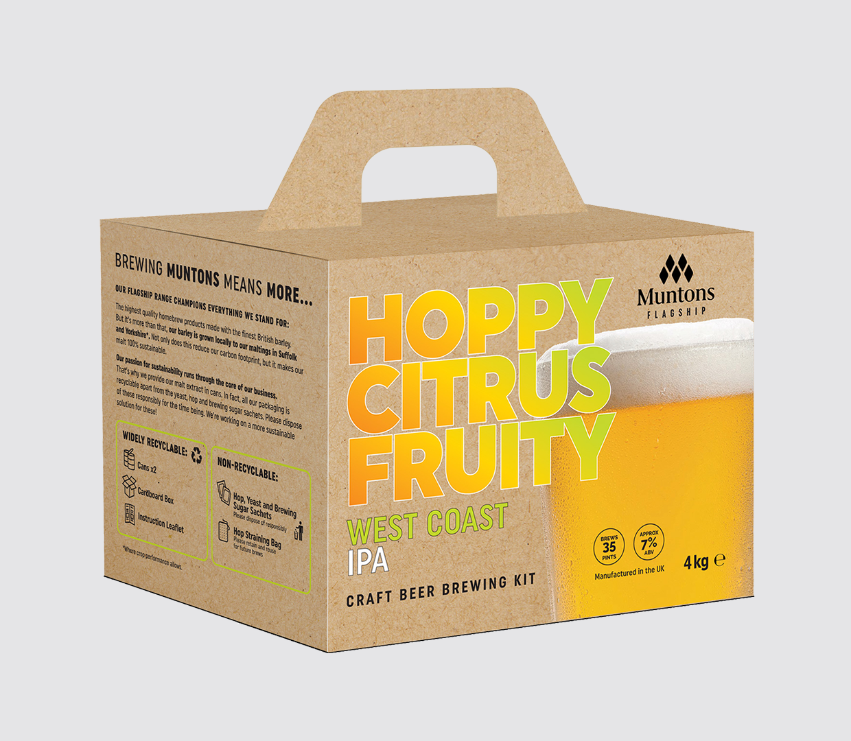 Muntons Flagship - West Coast IPA - 35 Pint Craft Beer Kit