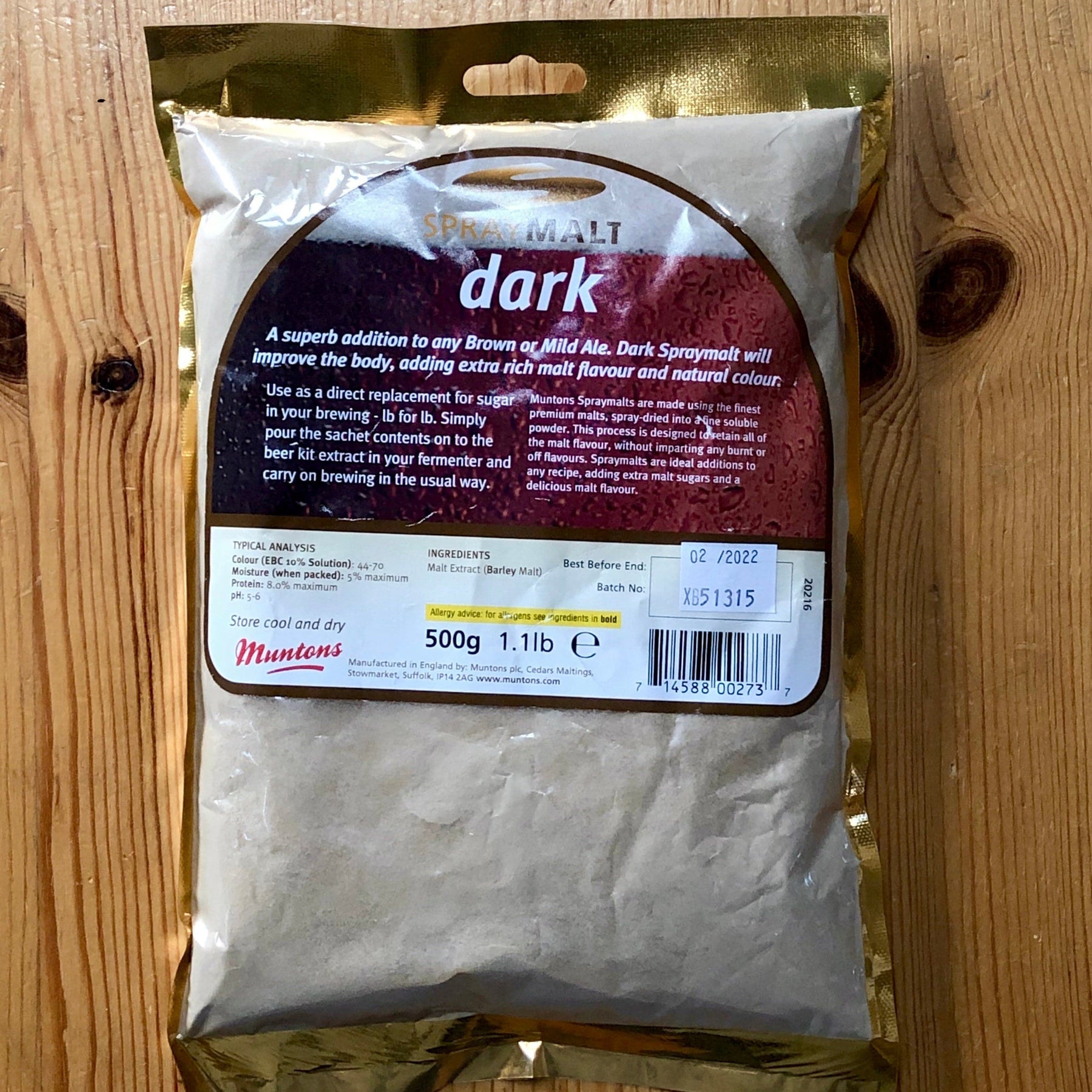 Dark Spraymalt - Muntons - 500g