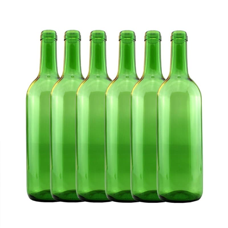 Wine Bottles Green 750ml (15) - Glass
