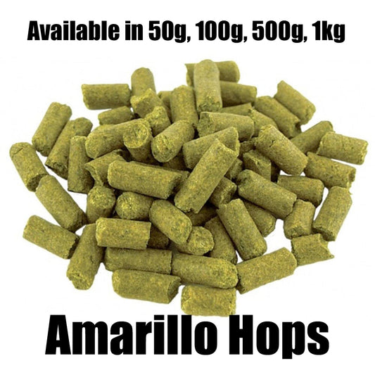 Amarillo T90 Hop Pellets - 50g - 100g - 500g - 1kg