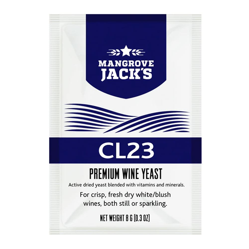 Premium Wine Yeast CL23 - Dry Wine - Mangrove Jacks - 8g