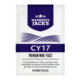 Premium White Wine Yeast CY17 - Dry, Sweet + Country Wines - Mangrove Jacks - 8g