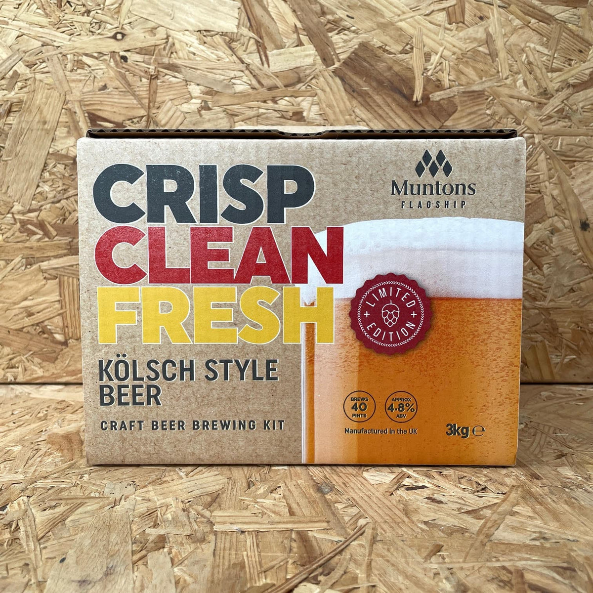 Muntons Flagship - Kolsch - 40 Pint Craft Lager Beer Kit