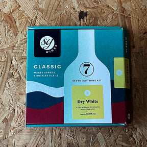 SG Wines (Solomon Grundy) Classic - Dry White - 7 Day White Wine Kit - 6 Bottle