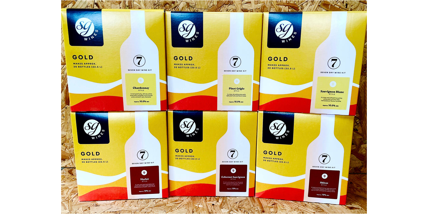 SG Wine (Solomon Grundy) Gold Wine Kits