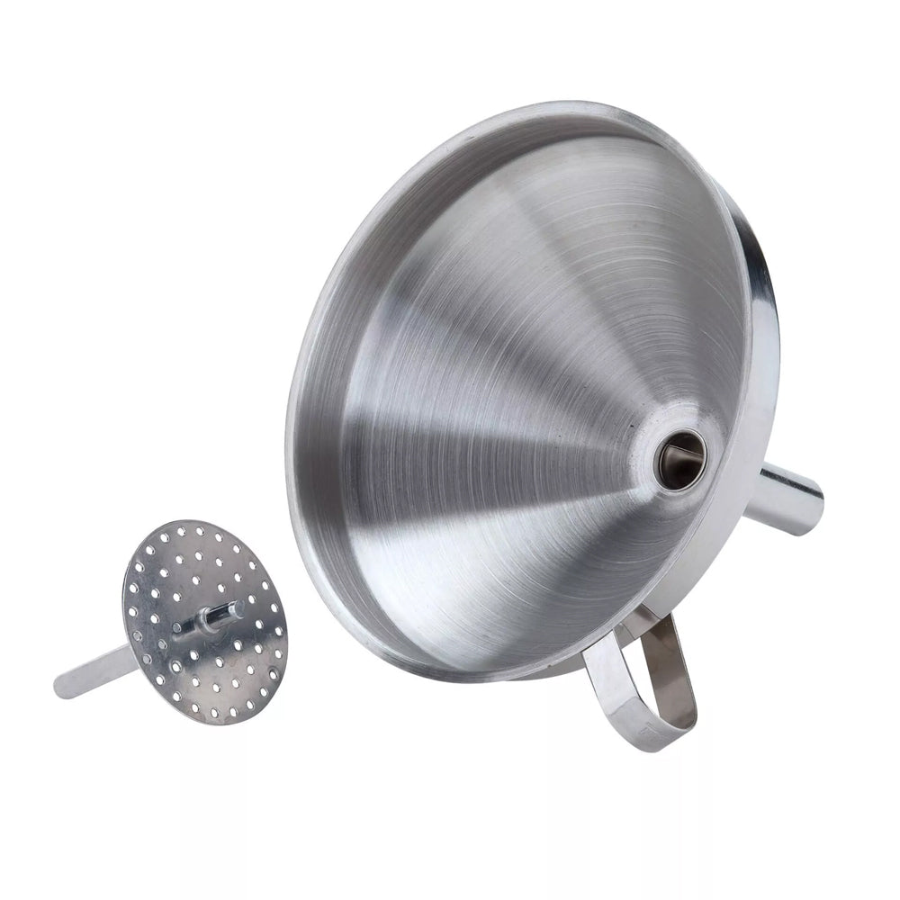 Funnel - Stainless Steel Funnel - 14cm with Filter Disc