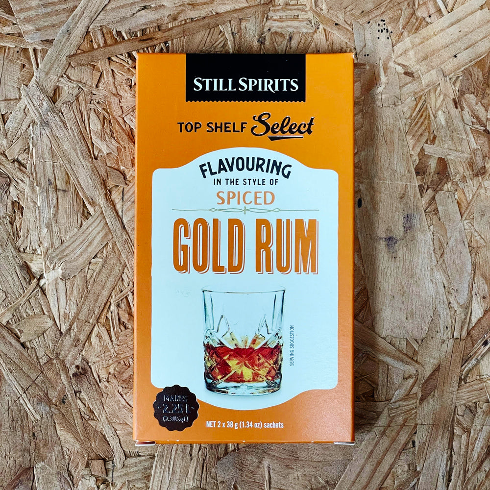 Still Spirits - Select Top Shelf - Spiced Gold Rum Spirit Flavouring - 76g