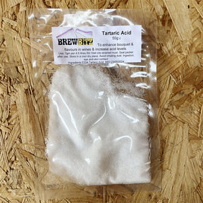 Tartaric Acid (E334) - 50g - Bag