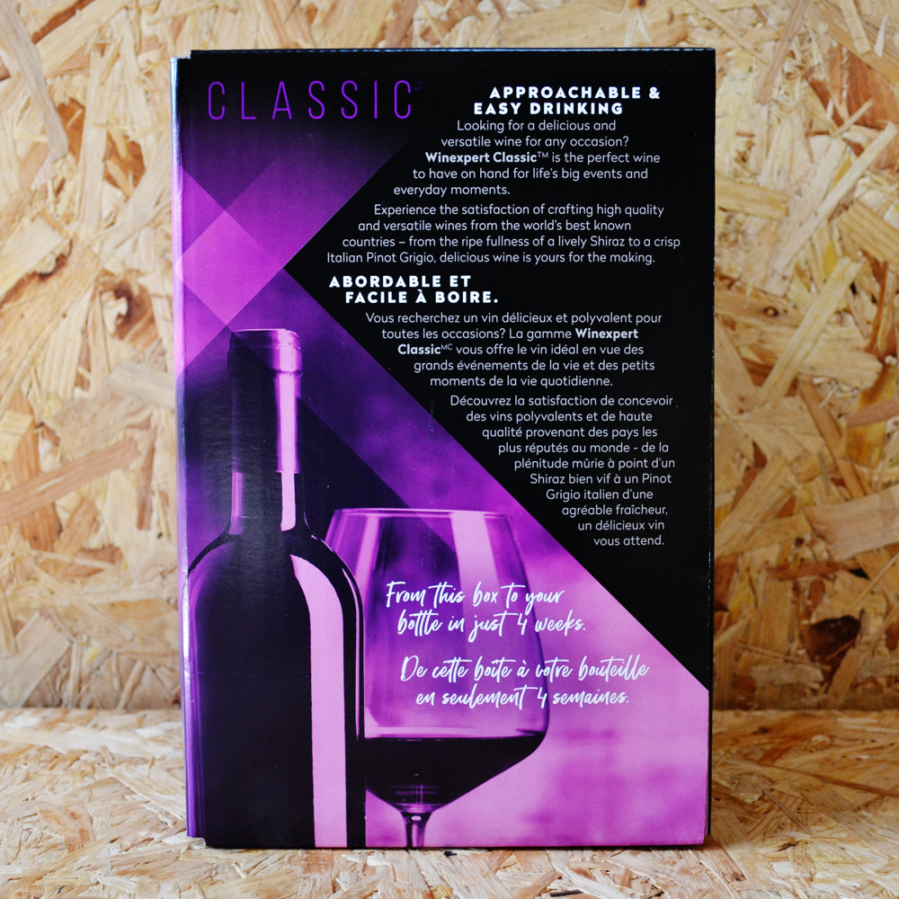 WineXpert Classic - Malbec Chilean - 30 Bottle Red Wine Kit