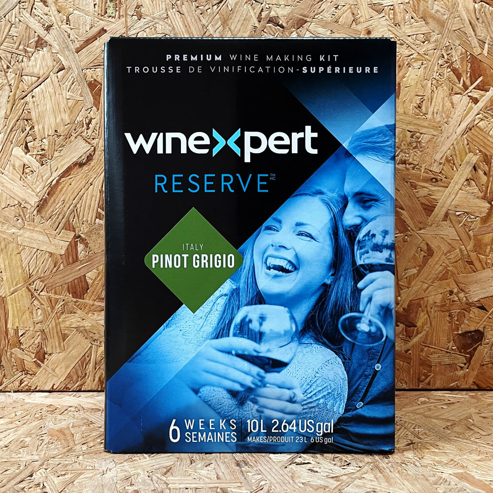 WineXpert Reserve - Pinot Grigio Italy - 30 Bottle White Wine Kit