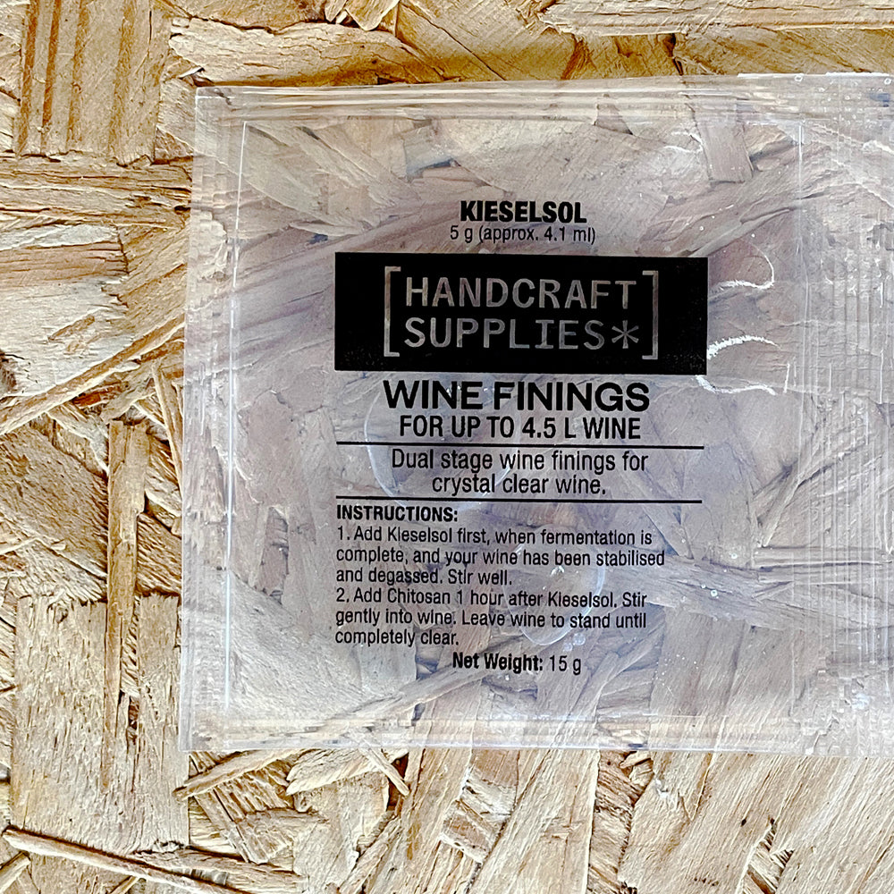 Wine Finings - To Treat 4.5L - Handcraft Supplies