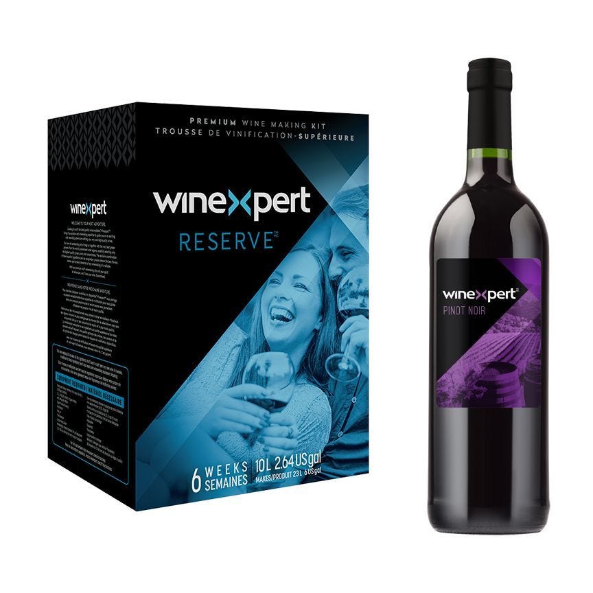 WineXpert Reserve - Pinot Noir Chilean - 30 Bottle Red Wine Kit