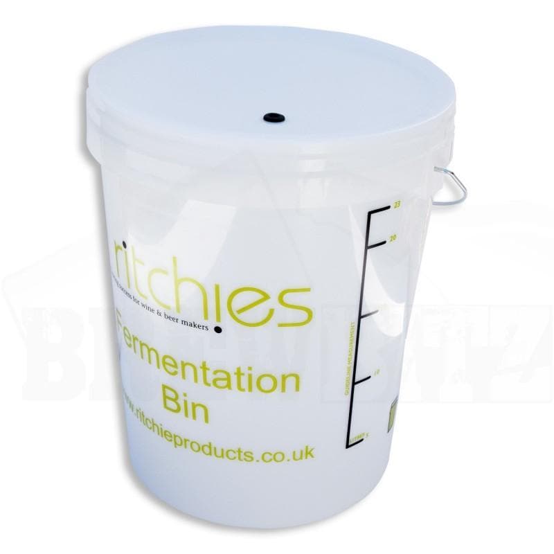 Lid for Bevie Handcraft 25 Litre Fermentation Bucket - Drilled for Airlock