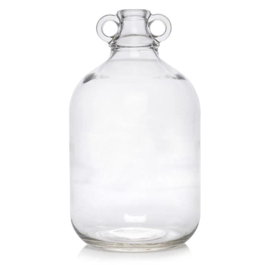 Demijohn - 4.5 Litres (1 Gallon) - 2 Handle - Clear Glass