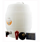 White Keg Barrel - 5 Gallon (25 litre) - 2" Cap with CO2 Injector System