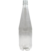 Beer / Wine / Lager / Cider Bottles - 1 Litre Clear Plastic with Screw Caps (24 Pack)