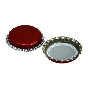 Crown Caps for Beer Bottles - Red - 40 Pack