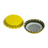 Crown Caps for Beer Bottles - Yellow - 40 Pack