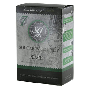 Solomon Grundy - Peach Wine - 7 Day Fruit Wine Kit - 6 Bottle
