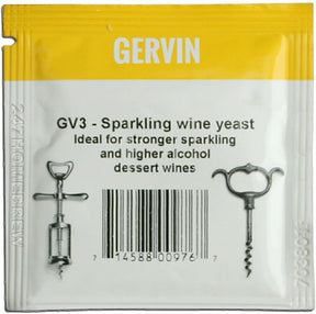 Gervin GV3 - Sparkling Wine Yeast - 5g