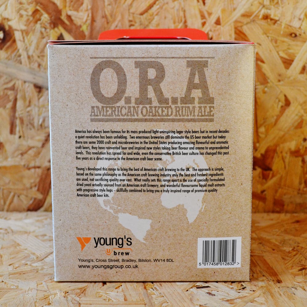 American Ales - Oaked Rum Ale O.R.A - 40 Pint Beer Kit