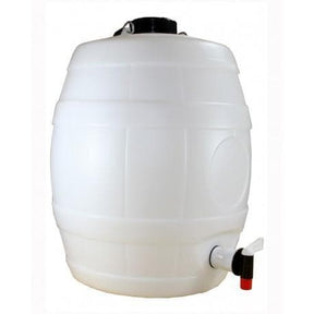 White Keg Barrel - 5 Gallon (25 litre) - with CO2 8grm Pin Valve Injector Cap