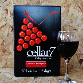 Cellar 7 - Cabernet Sauvignon - 30 Bottle Red Wine Kit