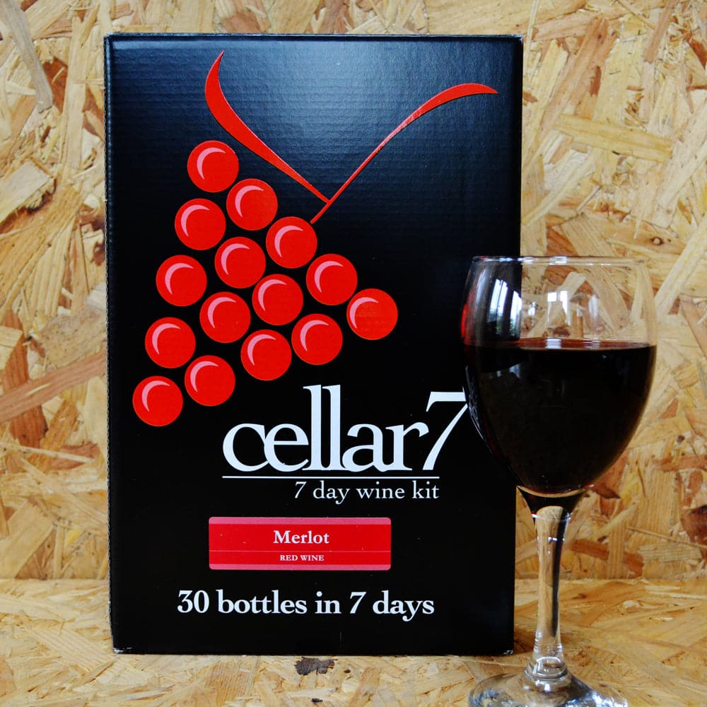 Cellar 7 - Merlot - 30 Bottle Red Wine Kit