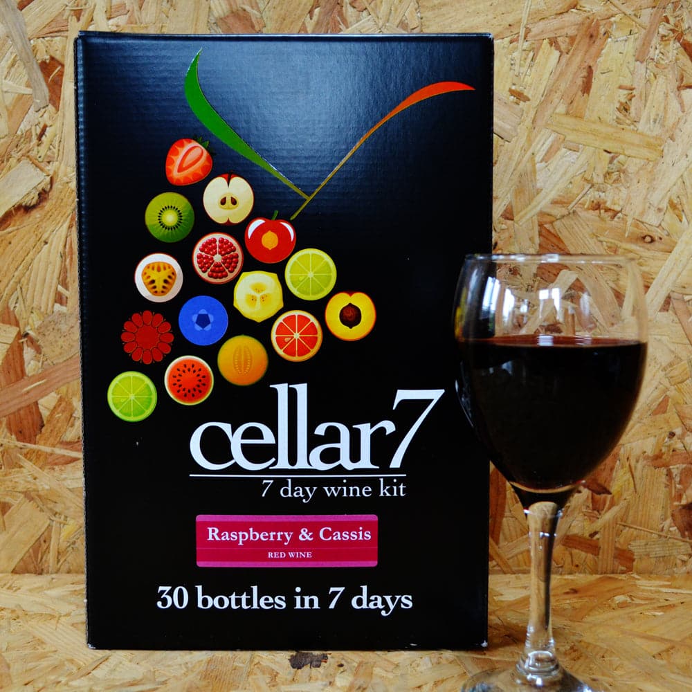 Wine Target Raspberry Cellar 7 - Raspberry & Cassis - 30 Bottle Fruity Red Wine Kit for sale ...