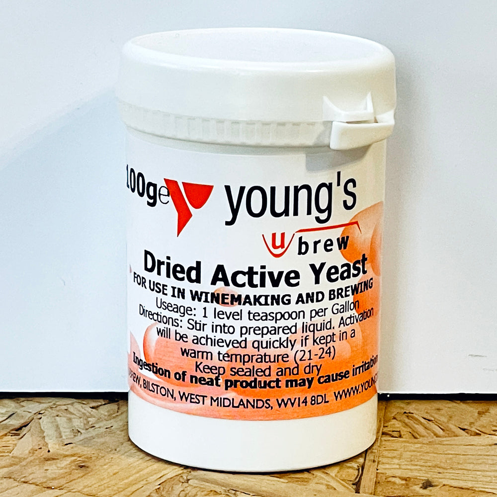 Dried Active Yeast for Winemaking and Brewing - 100g