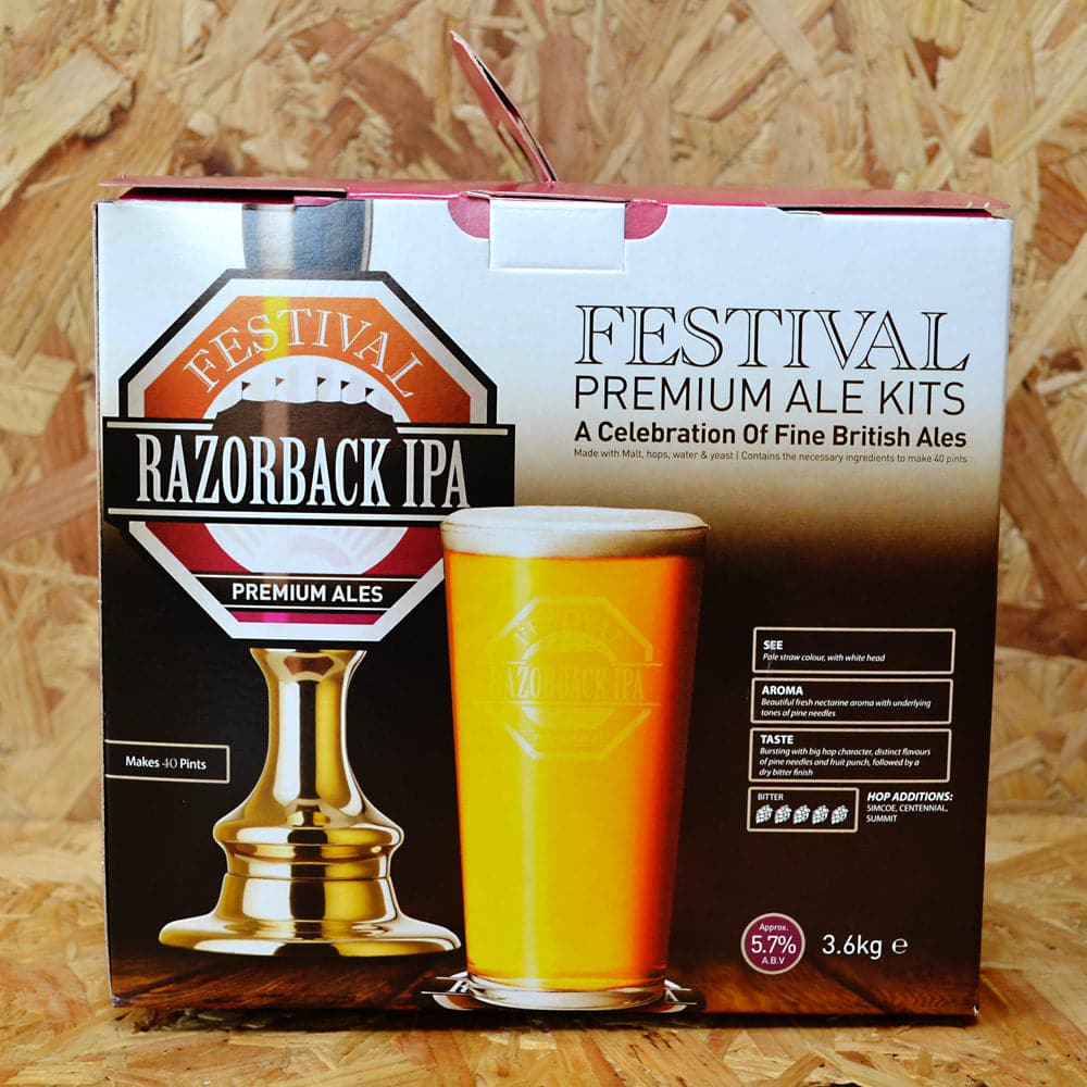 Festival Ales - Razorback IPA - 40 Pint Beer Kit