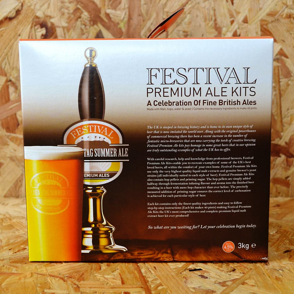 Festival Ales - Golden Stag Summer Ale - 40 Pint Beer Kit