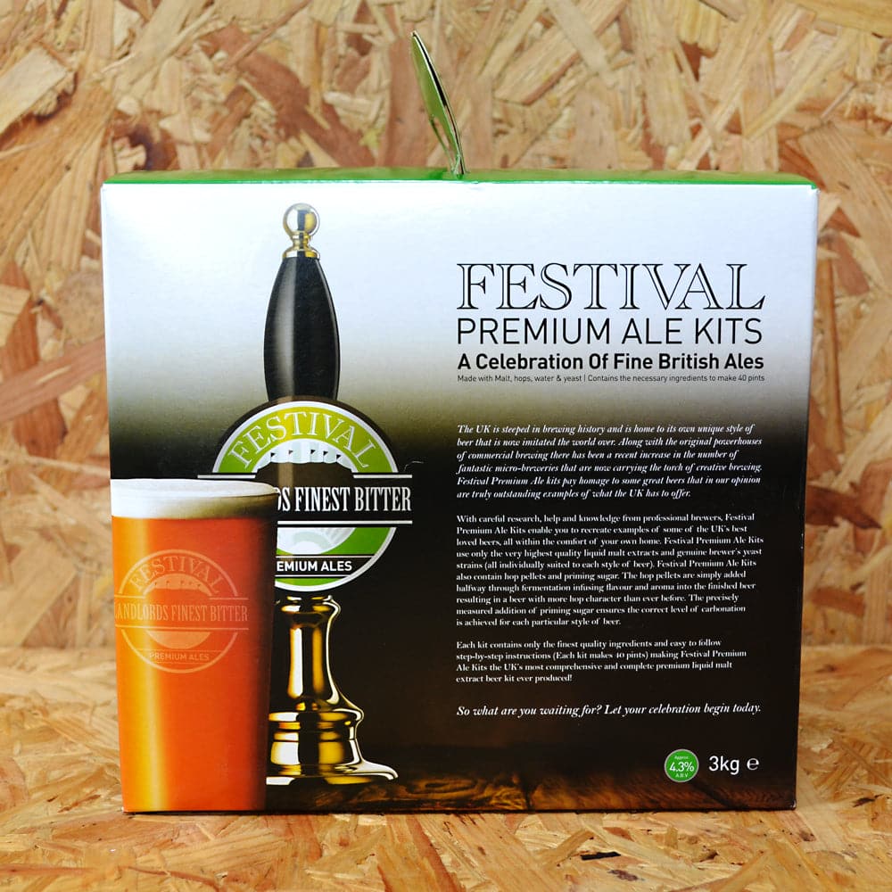 Festival Ales - Landlords Finest Bitter - 40 Pint Beer Kit