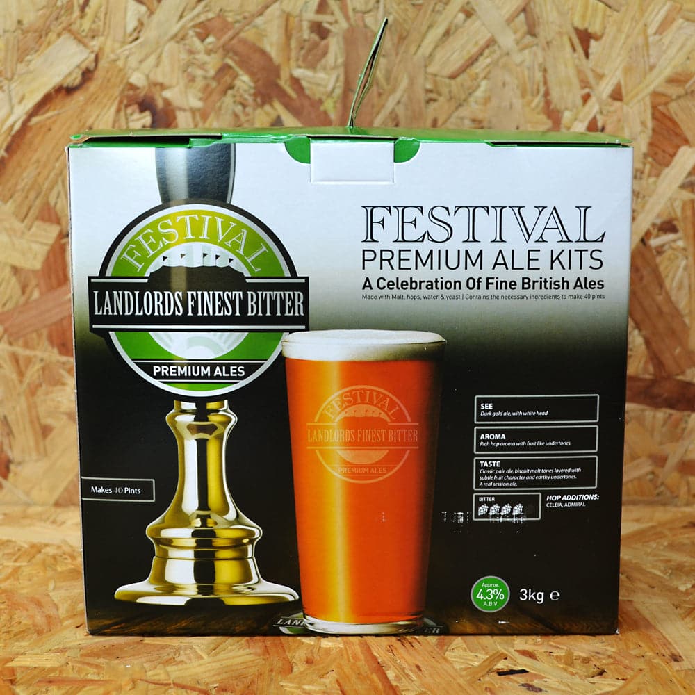 Festival Ales - Landlords Finest Bitter - 40 Pint Beer Kit